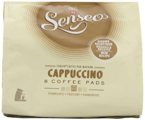 Douwe Egberts Senseo Cappuccino (Pack of 4, Total 32 Pods)