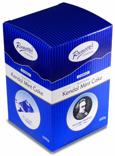 ROMNEY'S of Kendal Everest Cube - An Assortment of White, Brown and Rich Belgian Chocolate Coated Mint Cake Pieces 500g / 17.63oz von Romney's of Kendal