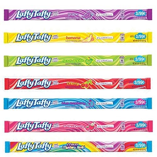 Wonka Laffy Taffy Mix (Kirsche, Apfel, Himbeere, Erdbeere, Traube, Banane) von GroceryCentre