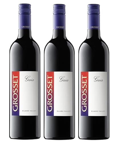 3x 0,75l - 2018 - Grosset Wines - Gaia - Clare Valley W.O. - Australien - Rotwein trocken von Grosset Wines