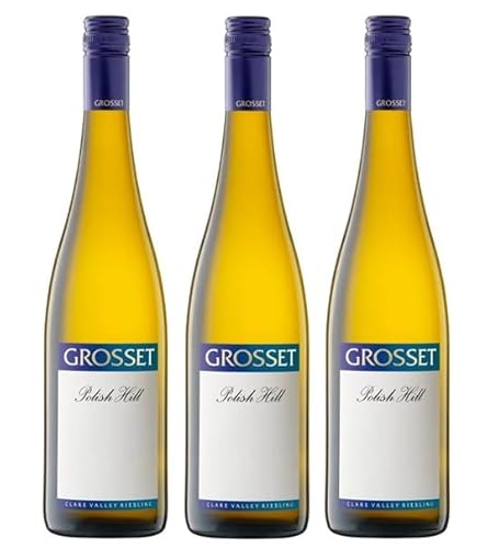 3x 0,75l - 2022 - Grosset Wines - Polish Hill - Riesling - Clare Valley W.O. - Australien - Weißwein trocken von Grosset Wines