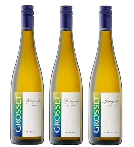 3x 0,75l - 2022 - Grosset Wines - Springvale - Riesling - Clare Valley W.O. - Australien - Weißwein trocken von Grosset Wines