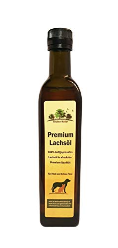 Premium Lachsöl 100% kaltgepresstes 500 ml von Gruber-Natur