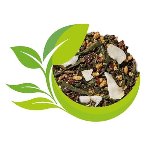 Teehaus Grünfieber - Japan Genmaicha 100g Houjicha Grüntee mit Vanille - Reistee - Tee mit Reis von Grünfieber