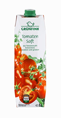 Grünfink Tomatensaft, 8er Pack (8 x 1 l) von rusepin