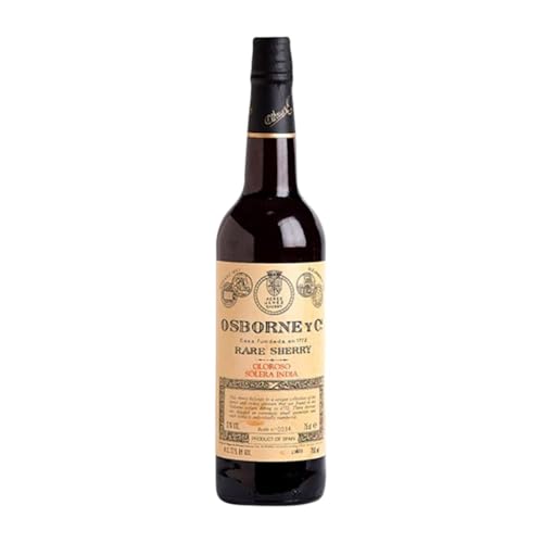 Osborne Oloroso Solera India Palomino Fino Jerez-Xérès-Sherry 75 cl Verstärkter Wein von Grupo Bodegas Osborne SAU