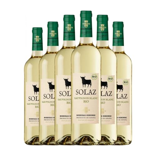 Osborne Solaz Vino de la Tierra de Castilla 75 cl Weißwein (Karton mit 6 Flaschen von 75 cl) von Grupo Bodegas Osborne SAU