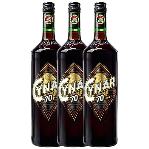 Liköre Campari Cynar 70 Proof Rakete Flasche 1 L (Schachtel mit 3 Rakete Flasche von 1 L) von Grupo Campari