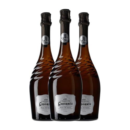 Codorníu Ars Collecta Blanc de Noirs Spätburgunder Cava 75 cl Weißer Sekt (Karton mit 3 Flaschen von 75 cl) von Grupo Codorníu