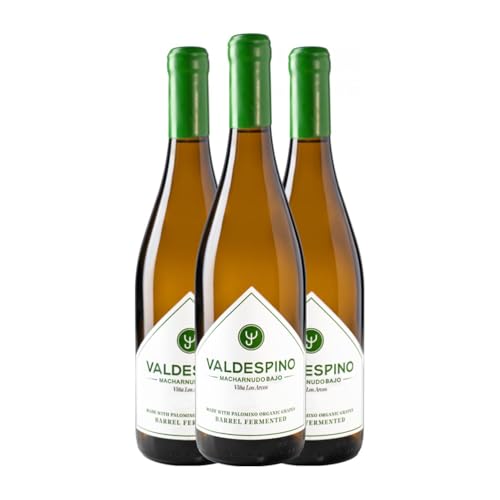 Valdespino Macharnudo Bajo Palomino Fino Manzanilla-Sanlúcar de Barrameda 75 cl Weißwein (Karton mit 3 Flaschen von 75 cl) von Grupo Estévez SA