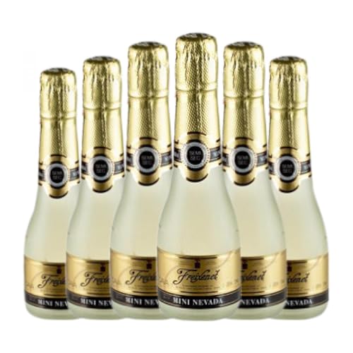 CavaFreixenetCava Carta Nevada Halbtrocken Halbsüß Cava Kleine Flasche 20 cl Weißer Sekt (Karton mit 6 Kleine Flasche von 20 cl) von Grupo FreixenetCavaCava