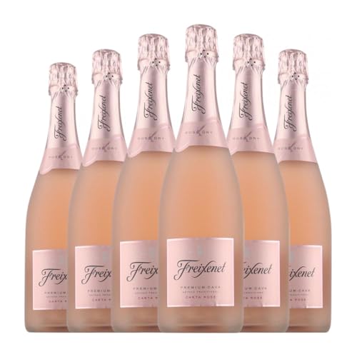 CavaFreixenetRosé Carta Rosado 75 cl Rosé Sekt (Karton mit 6 Flaschen von 75 cl) von Grupo FreixenetCavaCava