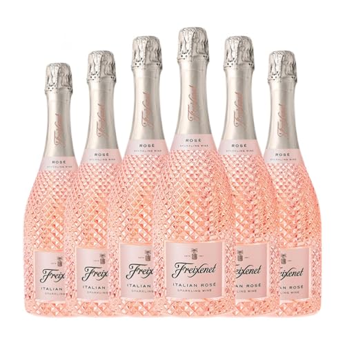 CavaFreixenetRose Italian Rosé Trocken 75 cl Rosé Sekt (Karton mit 6 Flaschen von 75 cl) von Grupo FreixenetCavaCava