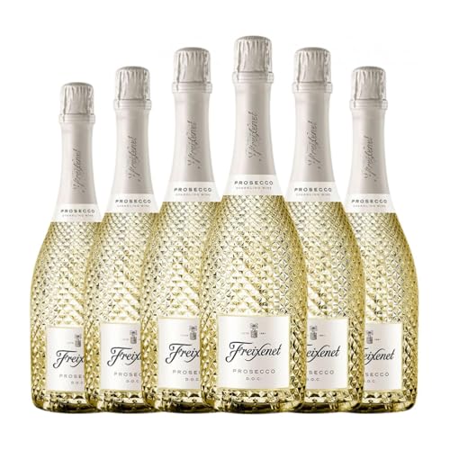 CavaFreixenetSekt Glera Trocken Prosecco 75 cl Weißer Sekt (Karton mit 6 Flaschen von 75 cl) von Grupo FreixenetCavaCava