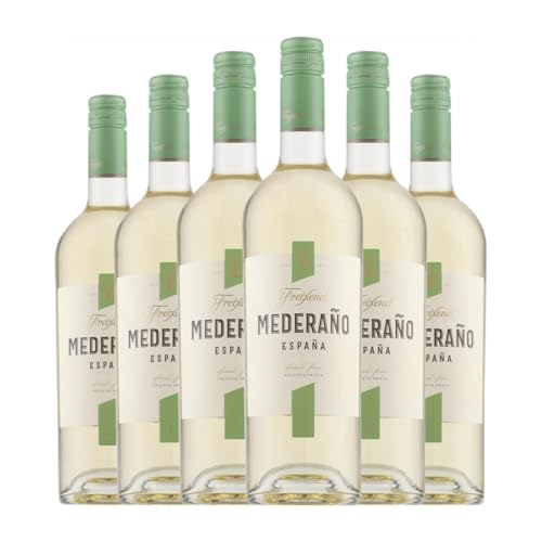 WeinFreixenetWeißwein Mederaño Blanco Halbtrocken Halbsüß Vino de la Tierra de Castilla 75 cl Weißwein (Karton mit 6 Flaschen von 75 cl) von Grupo FreixenetCavaCava