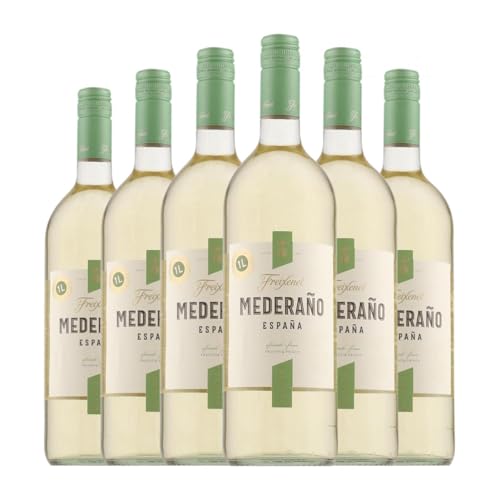 WeinFreixenetWeißwein Mederaño Blanco Special Edition Halbtrocken Halbsüß Vino de la Tierra de Castilla 1 L Weißwein (Karton mit 6 Flaschen von 1 L) von Grupo FreixenetCavaCava