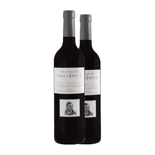 Palacio de Villachica Rioja Alterung Magnum-Flasche 1,5 L Rotwein (Karton mit 2 Magnum-Flasche von 1,5 L) von Grupo Palacio de Villachica