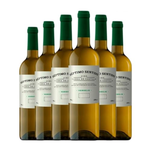 Vintae Séptimo Sentido Verdejo Vino de la Tierra de Castilla 75 cl (Schachtel mit 6 Flaschen von 75 cl) von Grupo Vintae