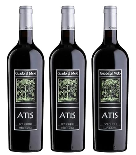 3x 0,75l - 2020er - Guado al Melo - Atis - Rosso - Bolgheri Superiore D.O.P. - Toscana - Italien - Rotwein trocken von Guado al Melo