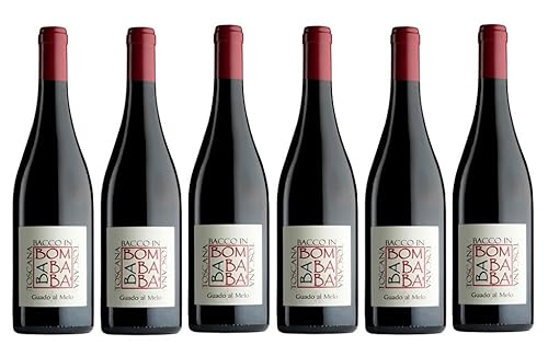 6x 0,75l - 2021er - Guado al Melo - Bombababà - Bacco in Toscana - Toscana I.G.P. - Italien - Rotwein trocken von Guado al Melo