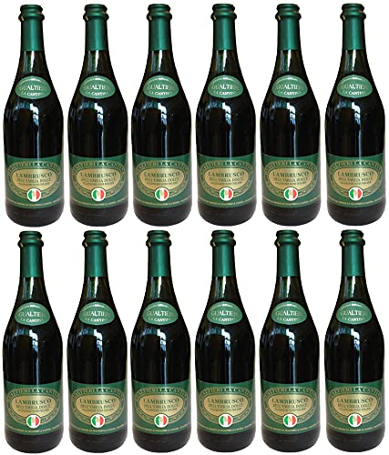 Baldo-direkt Lambrusco Gualtieri Dell`Emilia IGT - Goldenes Etikett, mit Korkverschluss (12 X 0,75 L) von Gualtieri/Sergioshop