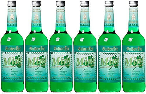 Gülden Tor Mint 18% vol. Pfefferminz-Likör 0,7l (6) von Gülden Tor