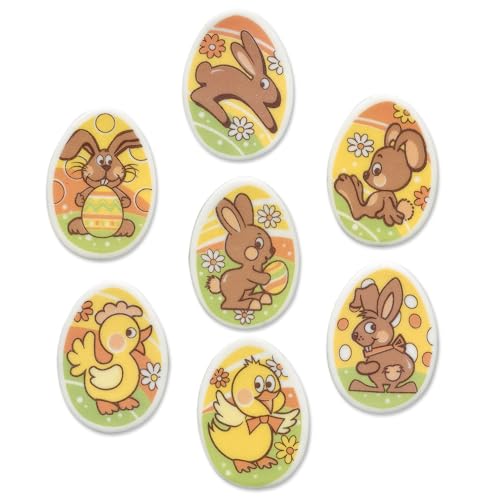 Günthart 100 Dekorschilder Ostern, sortiert, 1er Pack (1 x 290 g) von Günthart