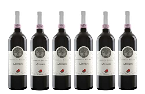 6x 0,75l - 2021er - Guerrieri Rizzardi - Munus - Bardolino Classico Superiore D.O.P. - Veneto - Italien - Rotwein trocken von Guerrieri Rizzardi