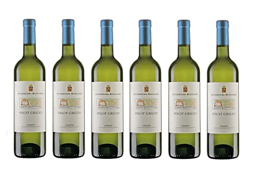 6x 0,75l - 2022er - Guerrieri Rizzardi - Pinot Grigio - Veneto I.G.P. - Italien - Weißwein trocken von Guerrieri Rizzardi