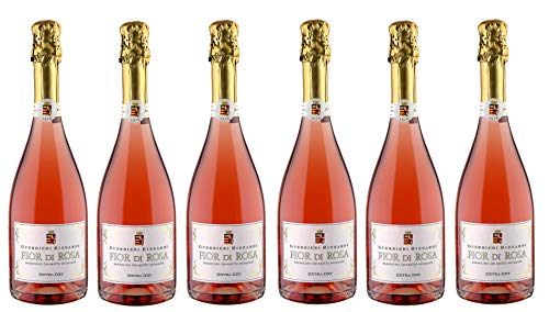 6x 0,75l - Guerrieri Rizzardi - Fior di Rosa - extra dry - Bardolino Chiaretto Spumante D.O.P. - Veneto - Italien - Rosé-Schaumwein von Guerrieri Rizzardi