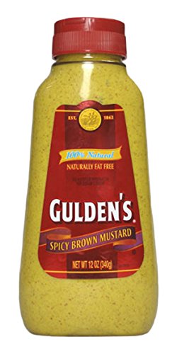 Guldens Spicy Brown Senf, 340 g, 12 Stück von Gulden's