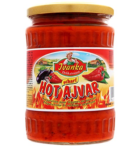 Ajvar hot Paprika-Gemüsezubereitung 540g von Gunz