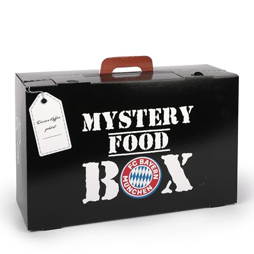 FC Bayern München Weihnachts-Mystery-Box, über 1kg Snacks & Süßigkeiten, Fanartikel für Kinder & Erwachsene, Bayerische Geschenkidee, perfekt für Advent, Weihnachten & festliche Überraschungen von Gunz