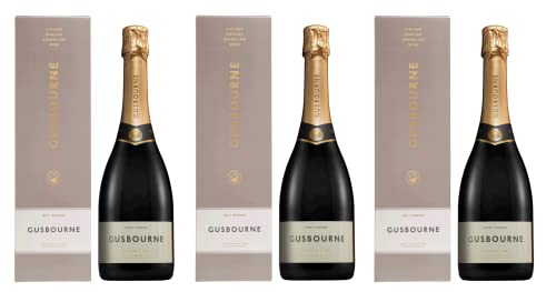 3x 0,75l - 2020 - Gusbourne Estate - Brut Reserve - in GP - Kent - England - Schaumwein brut von Gusbourne Estate