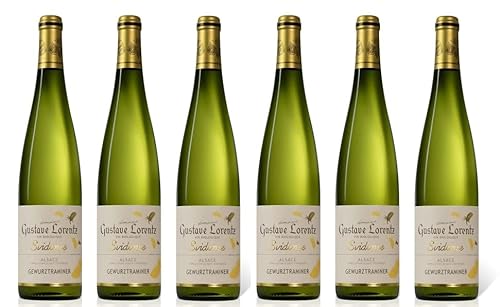 6x 0,75l - Gustave Lorentz - Evidence - Gewurztraminer - Alsace A.O.P. - Elsass - Frankreich - Weißwein lieblich von Gustave Lorentz