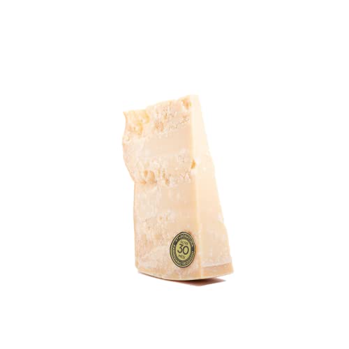 GUSTOEMILIA - Parmigiano Reggiano Käse D.O.P. Reifezeit 30 Monate Parmesankäse am Stück 500 gr Packung Laktosefrei - GVO-frei – vakuumverpackt von Gustoemilia