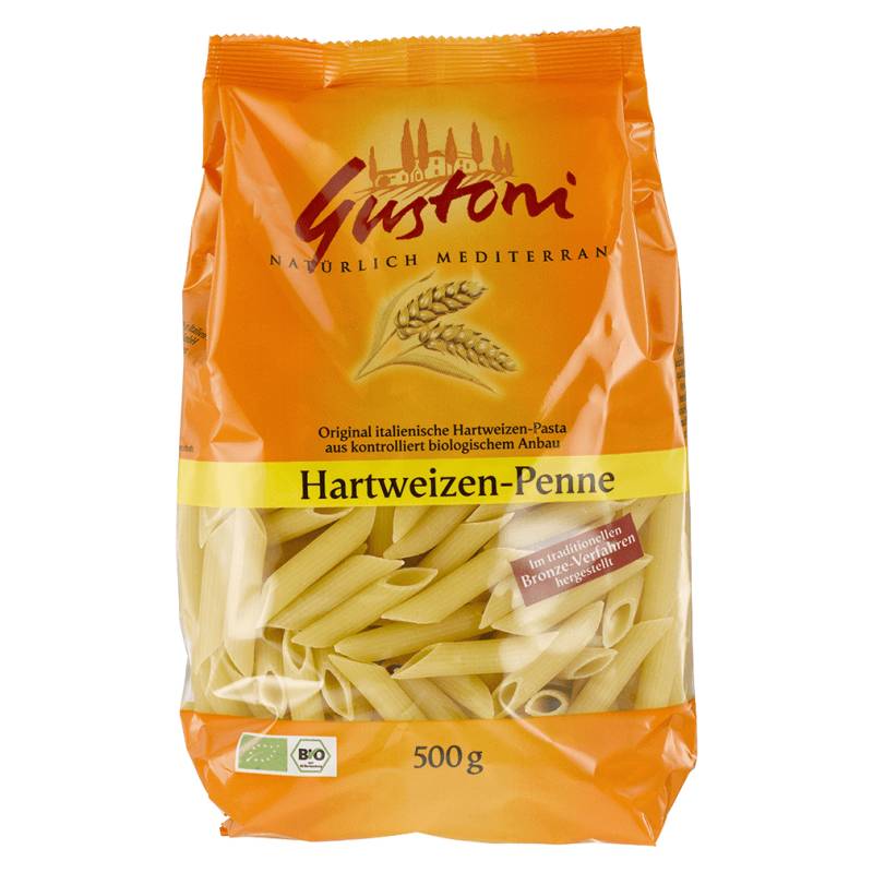 Bio Hartweizen-Penne von Gustoni