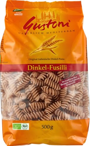 Dinkel-Fusilli, bronze 18 x 500 gr von Gustoni