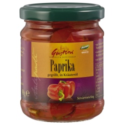 Gegrillte Paprika in Kräuteröl von Gustoni