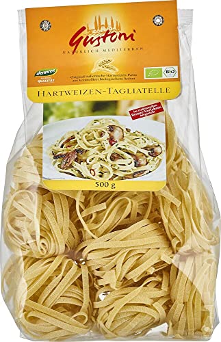 Gustoni Bio Hartweizen-Tagliatelle, bronze (6 x 500 gr) von Sattie