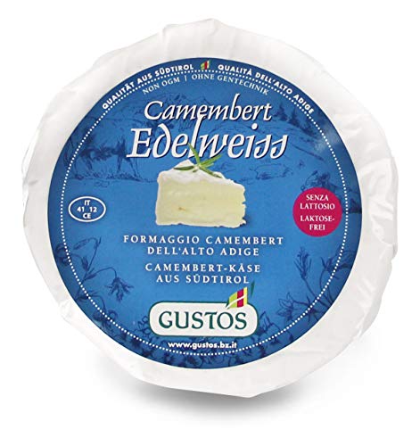 GUSTOS - Camembert Käse von Gustos, 260 Gr. Weicher, milder und frischer Käse aus Südtiroler Milch, mit einzigartigem Geschmack von Gustos Südtirol