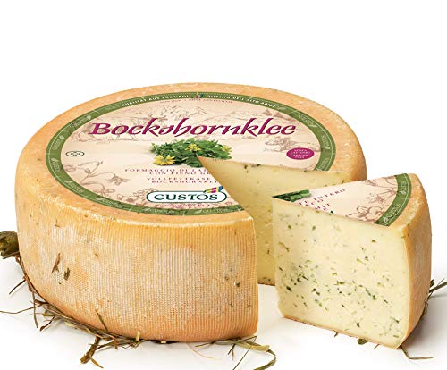 GUSTOS - Bockshornklee-Käse 1/4, ca. 650 Gr. von Gustos, mit aromatisch-würziges Aroma und leicht herben, pikanten Note von Gustos True Taste