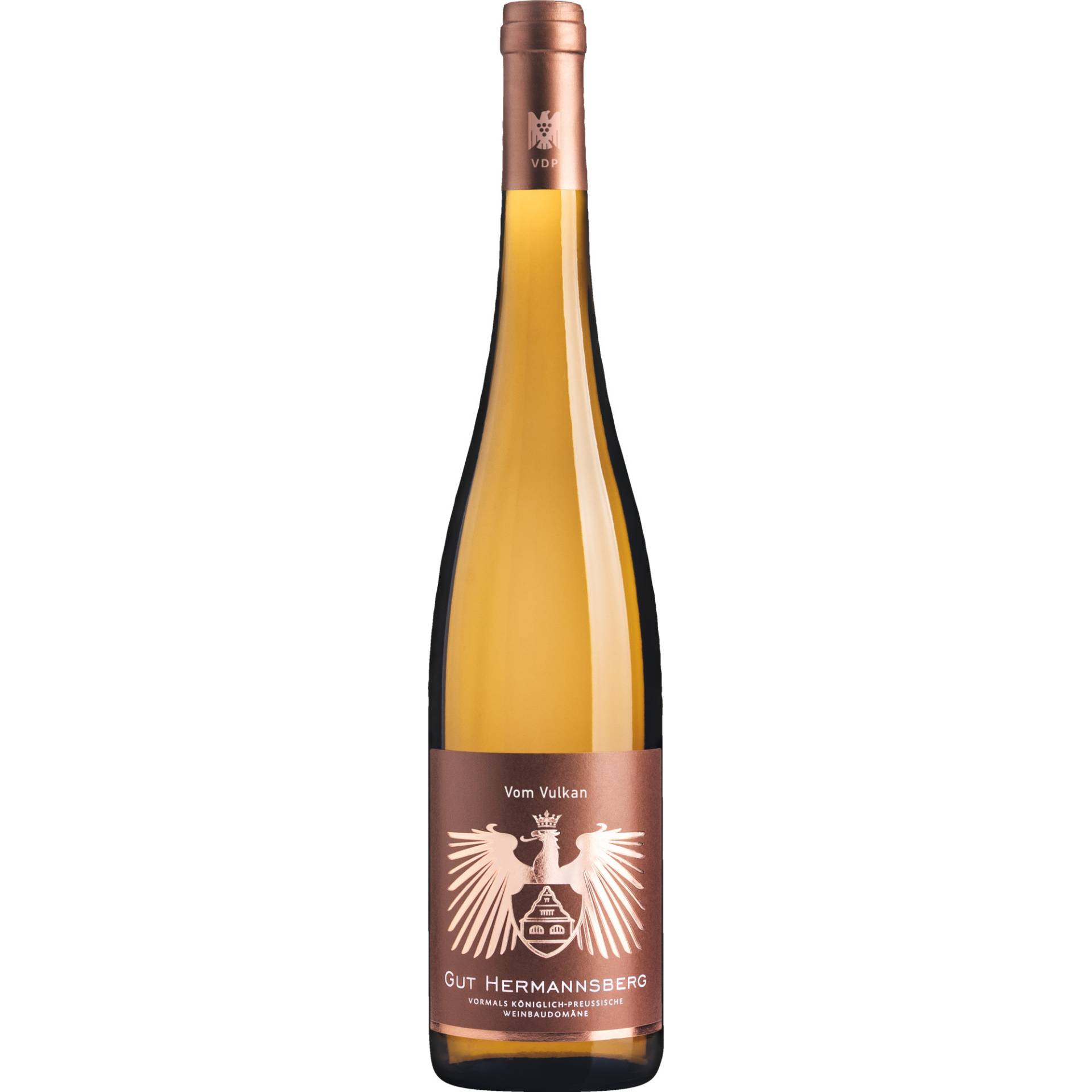 Schlossböckelheimer Riesling vom Vulkan, Trocken, Nahe, Nahe, 2023, Weißwein von Gut Hermannsberg, D - 55585 Niederhausen