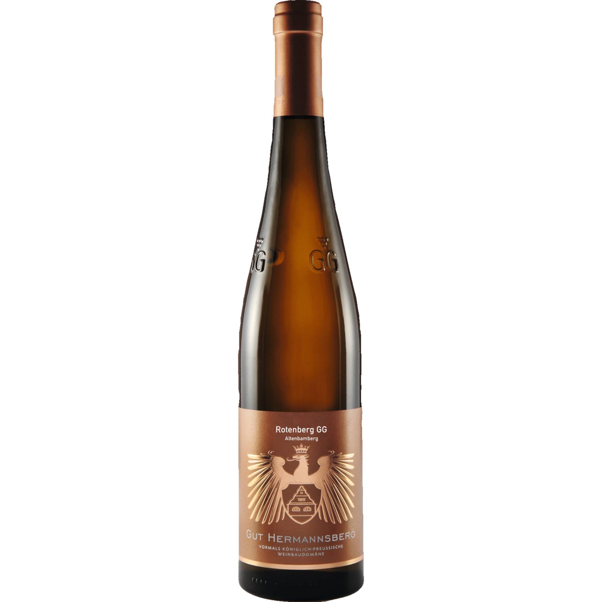 Rotenberg Riesling GG, Trocken, Nahe, Nahe, 2021, Weißwein von Gut Hermannsberg Weinhandels GmbH,55585,Niederhausen an der Nahe,Deutschland