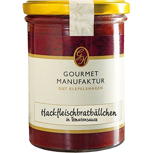 Gut Klepelshagen Hackfleischbällchen vom Weiderind in Tomatensauce (350 g) - Bio von Gut Klepelshagen