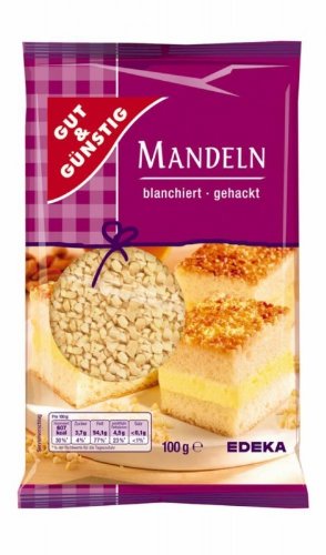 GUT&GÜNSTIG Mandeln gehackt 100g von EDEKA Zentrale AG Co. KG