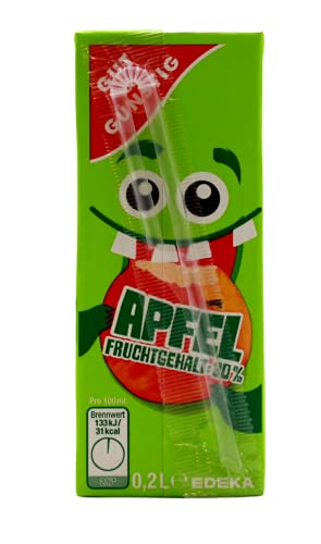 Gut & Günstig Apfelsaft, 40er Pack (40 Trinkpäckchen x 0.2 l) von Gut und Günstig