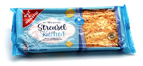 Gut & Günstig Butterstreuselkuchen, 3er Pack (3 x 400 g) von Gut & Günstig