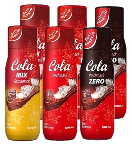 Gut & Günstig Cola Sirup Mix 6 x 500ml von Gut & Günstig