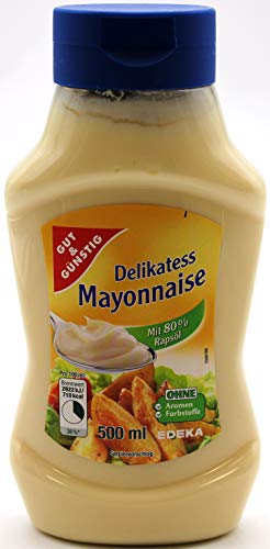 Gut & Günstig Delikatess Mayonnaise, 6er Pack (6 x 500ml) von Gut & Günstig